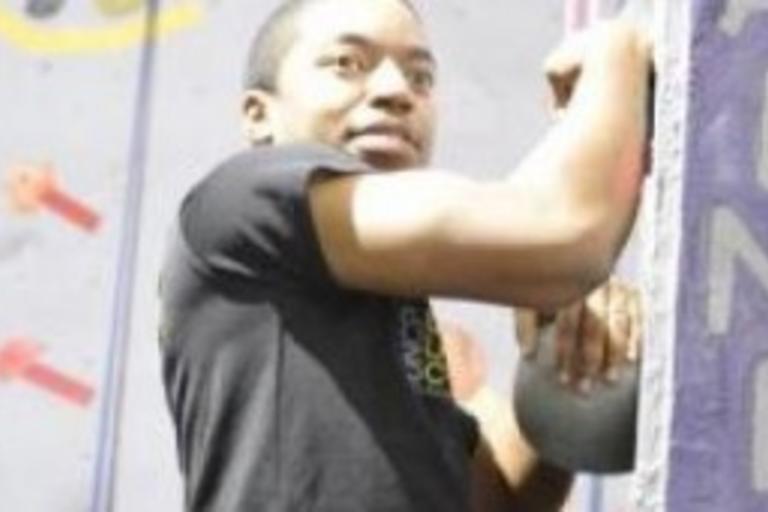 Student Indoor Rock Wall Climbing