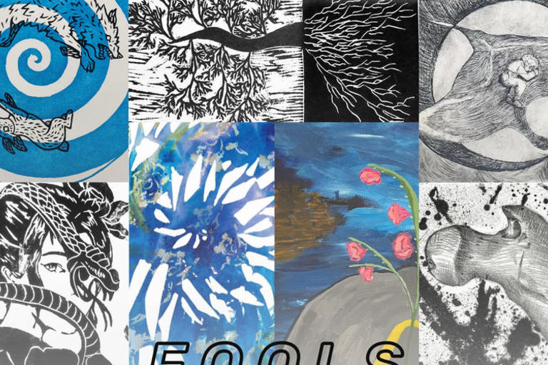 composite image of student work